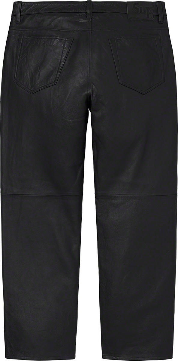 Leather 5-Pocket Jean view 6